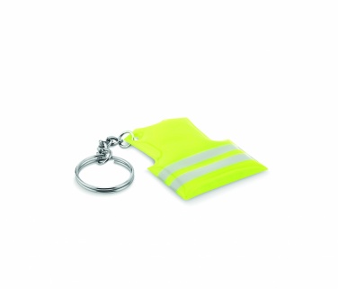 Logo trade promotional merchandise picture of: Key ring with reflecting vest Jekabpils