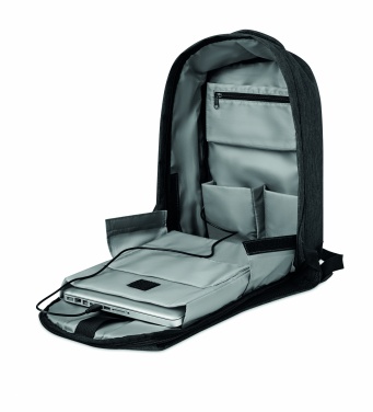 Logo trade promotional gifts picture of: 2 tone backpack incl USB plug
