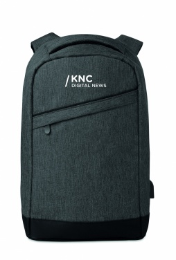 Logo trade promotional gifts picture of: 2 tone backpack incl USB plug