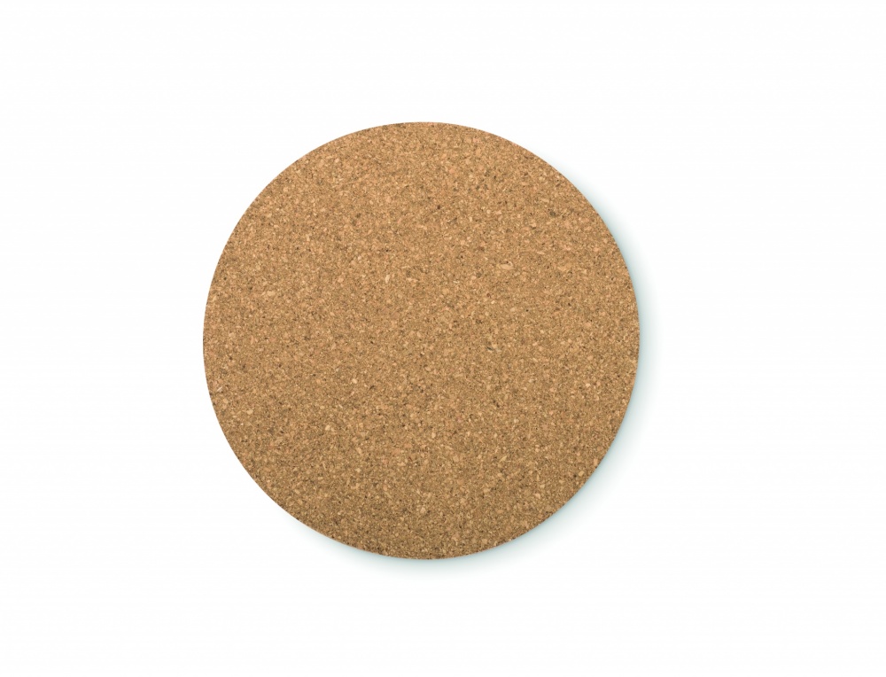 Logo trade advertising products picture of: Round cork coaster