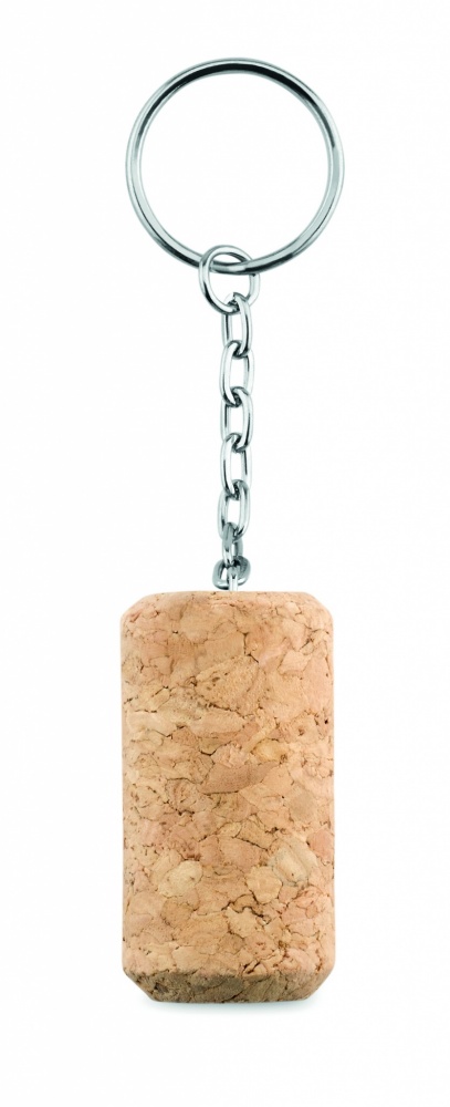 Logo trade advertising products picture of: Wine cork key ring Sigulda