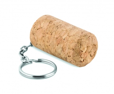 Logo trade advertising product photo of: Wine cork key ring Sigulda