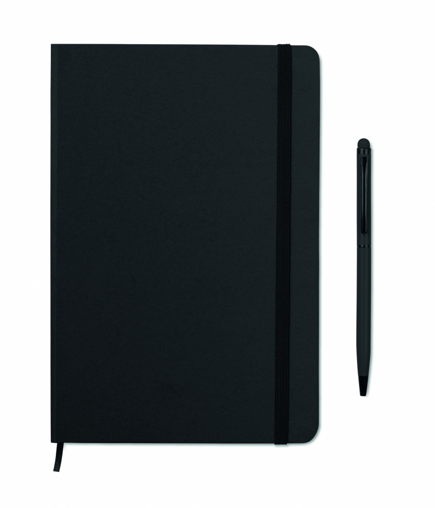 Logotrade promotional giveaways photo of: A5 notebook w/stylus 72 lined