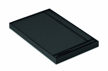 Logo trade promotional merchandise image of: A5 notebook w/stylus 72 lined