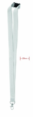 Logotrade corporate gift image of: Lanyard with metal hook 20 mm