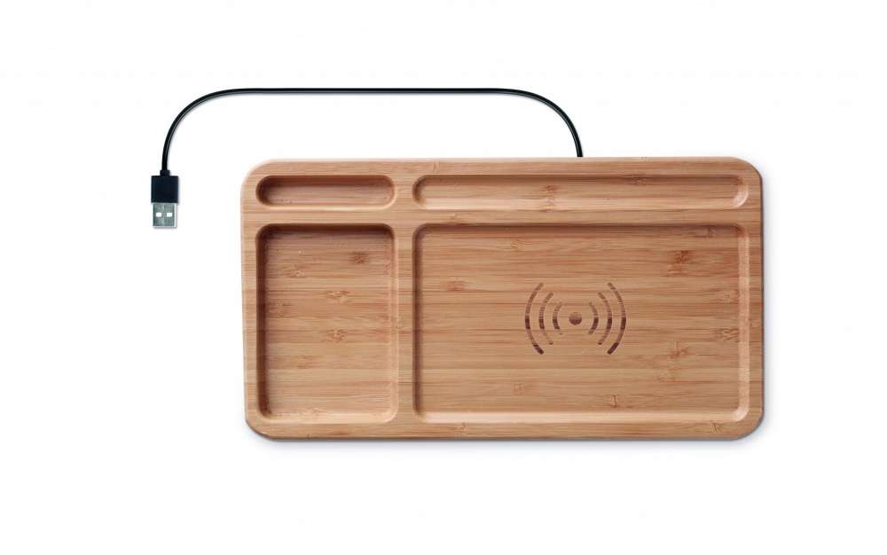 Logo trade business gifts image of: Wireless charger 5W