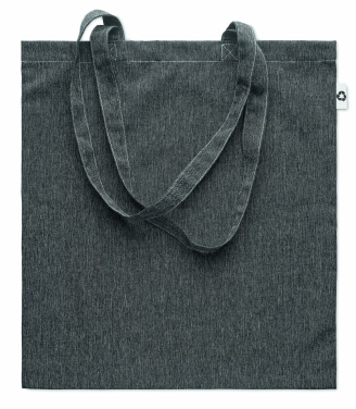 Logo trade corporate gift photo of: Shopping bag 2 tone 140 gr