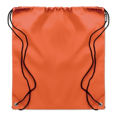 Logo trade promotional merchandise photo of: 190T RPET drawstring bag
