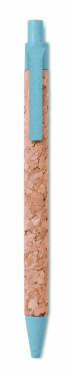 Logotrade promotional giveaway image of: Cork/ Wheat Straw/ABS ball pen
