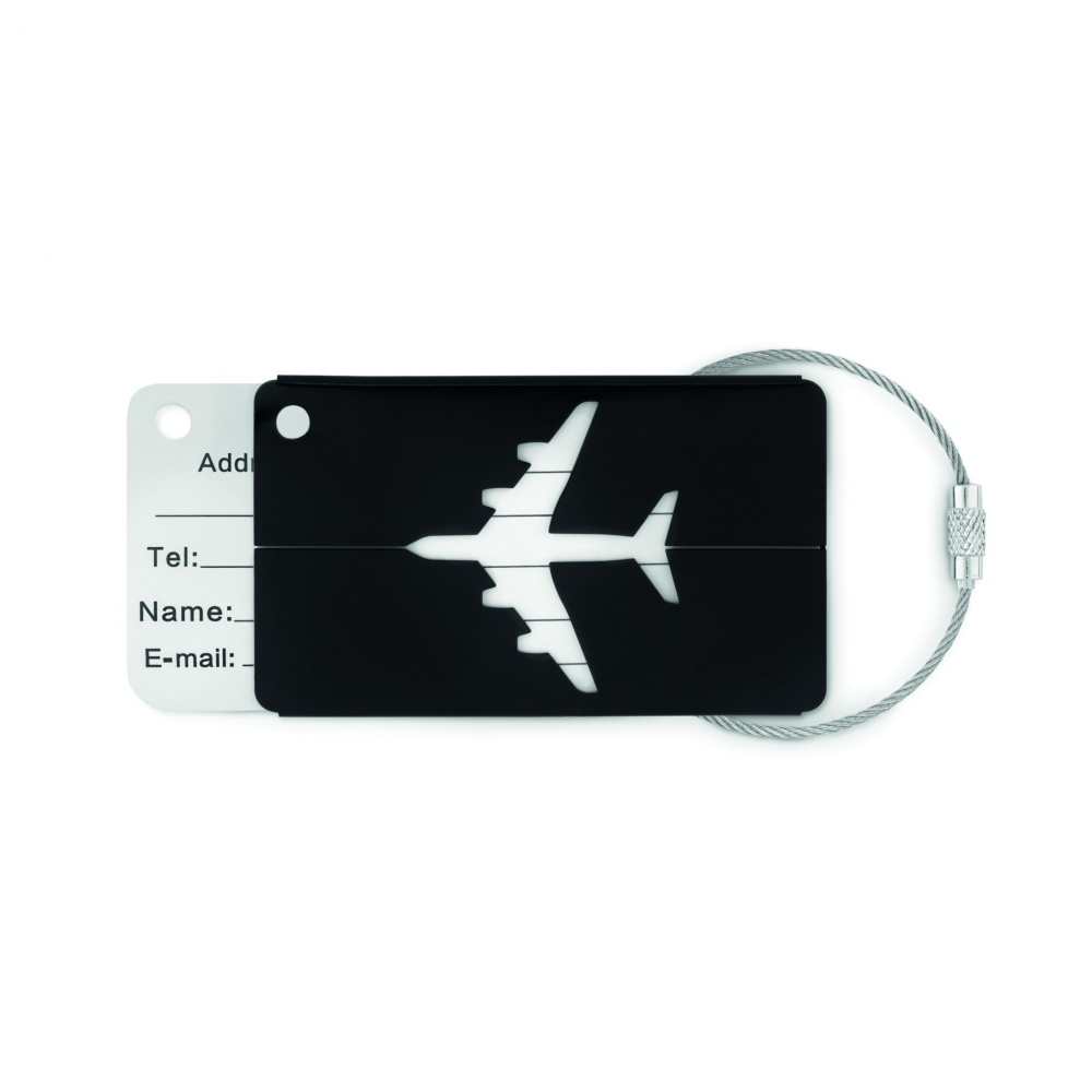 Logotrade corporate gift picture of: Aluminium luggage tag