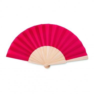 Logotrade promotional giveaway image of: Manual hand fan wood