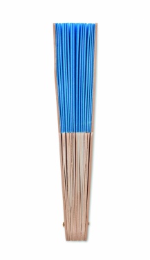 Logo trade promotional products picture of: Manual hand fan wood