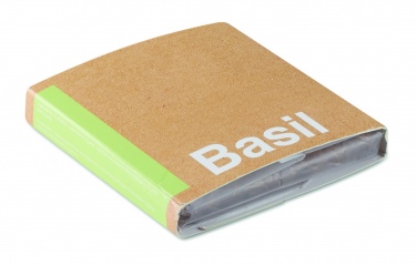 Logotrade promotional merchandise image of: Compost with seeds "BASIL"