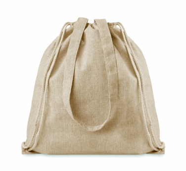 Logo trade promotional products image of: 140gr/m² recycled fabric bag
