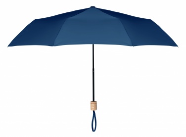 Logo trade promotional merchandise picture of: 21 inch RPET foldable umbrella