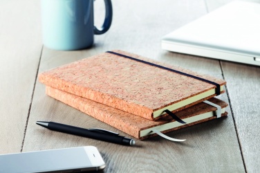 Logotrade promotional gifts photo of: A5 cork notebook 96 lined