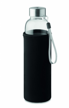 Logo trade corporate gift photo of: Single wall glass bottle 500ml