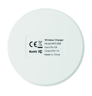 Logo trade business gifts image of: Wireless charger 5W