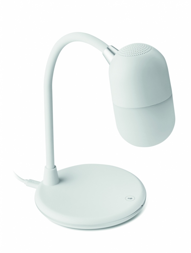 Logotrade advertising product image of: Wireless charging lamp speaker