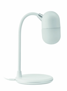 Logotrade corporate gift image of: Wireless charging lamp speaker