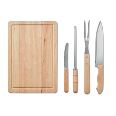 Logotrade promotional giveaway image of: Set of 4 BBQ Grilling accessori
