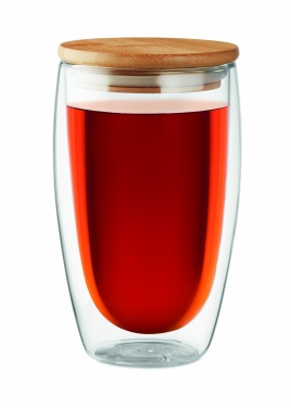 Logotrade promotional item picture of: Double wall  glass 450 ml Frankfurt