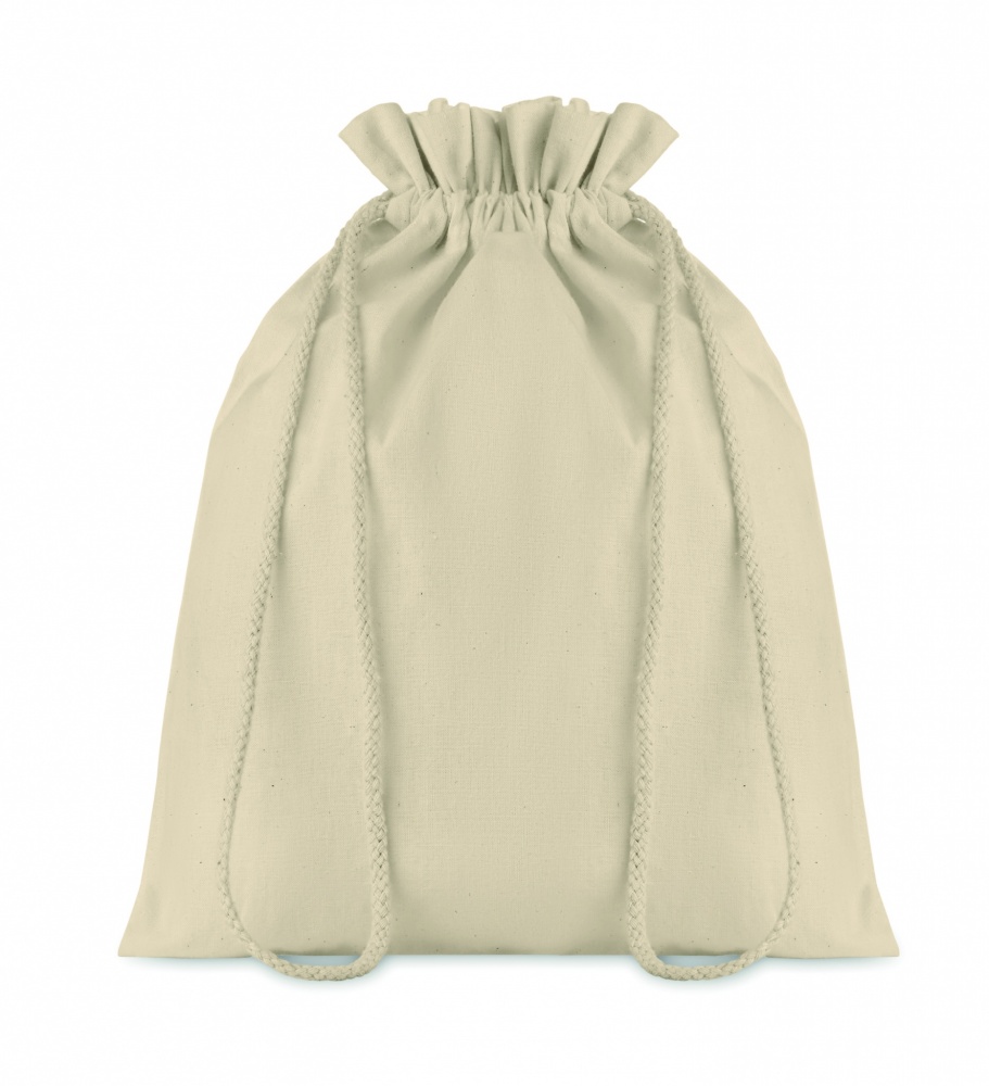 Logo trade promotional merchandise picture of: Medium Cotton draw cord bag