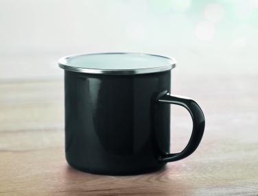 Logotrade promotional giveaways photo of: Metal mug with enamel layer