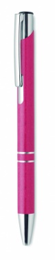 Logo trade promotional merchandise image of: Wheat Straw/ABS push type pen
