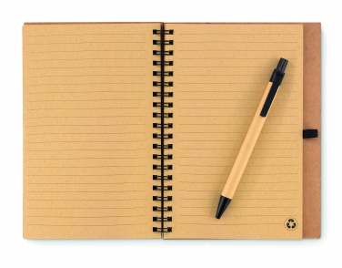 Logotrade promotional product image of: Cork notebook with pen
