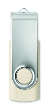 Logotrade corporate gift image of: Wheat straw PP 50/50 USB 16GB