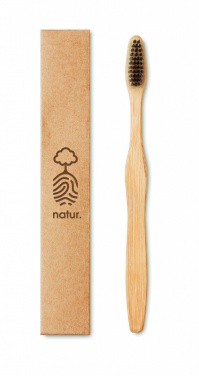 Logotrade corporate gifts photo of: Bamboo toothbrush in Kraft box