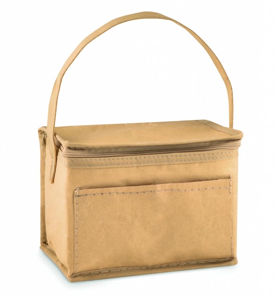 Logotrade promotional gifts photo of: 6 can woven paper cooler bag