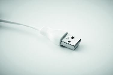 Logotrade business gift image of: Bamboo 3-in-1 cable