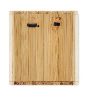 Logotrade promotional gift picture of: Bamboo wireless speaker