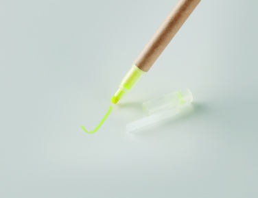 Logotrade promotional gift image of: 2 in 1 carton pen highlighter