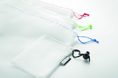 Logo trade promotional gifts image of: Set of 3 RPET mesh food bags