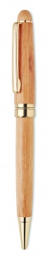 Logotrade advertising product picture of: Bamboo twist-action ballpoint pen in a box