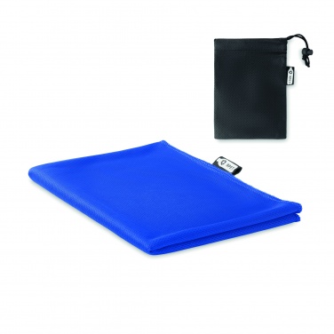 Logo trade promotional giveaways picture of: RPET sports towel and pouch