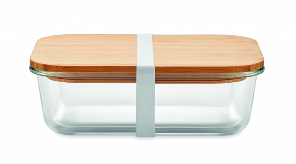 Logotrade promotional gifts photo of: Glass lunchbox with bamboo lid