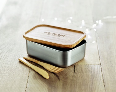 Logo trade business gift photo of: Stainless steel lunchbox 600ml