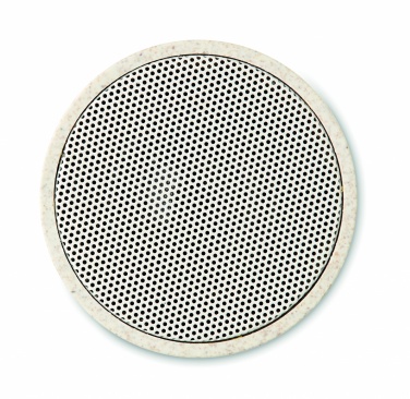 Logo trade corporate gifts image of: 3W speaker in wheat straw/ABS