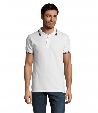 Logo trade promotional gifts image of: PASADENA men polo 200g