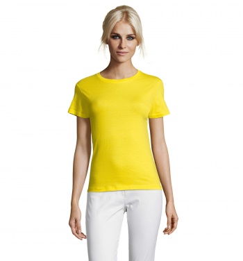 Logo trade promotional gifts image of: REGENT WOMEN T-SHIRT 150g