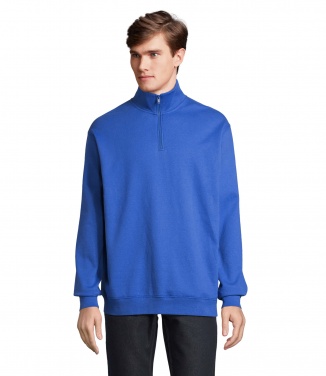 Logo trade promotional products image of: CONRAD Sweat Zip Collar
