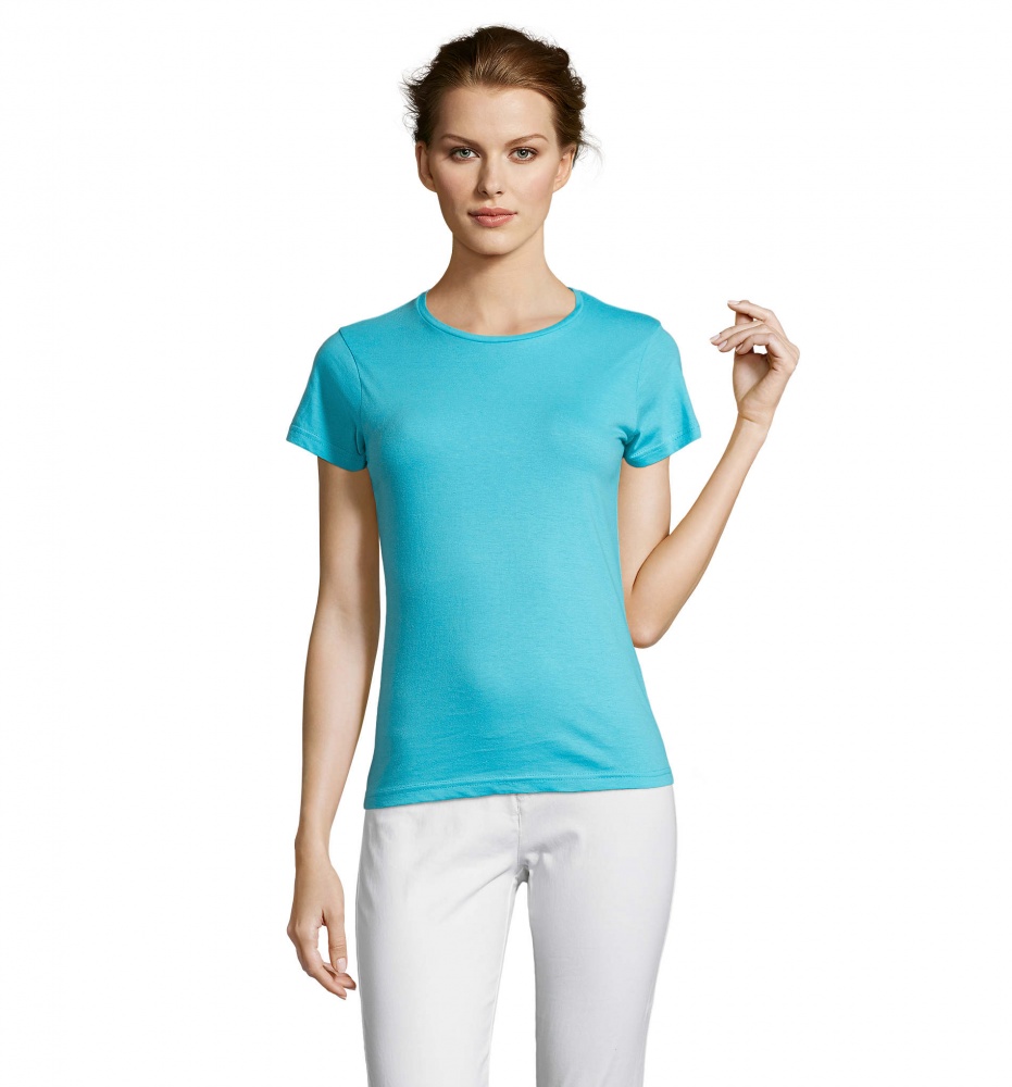 Logo trade corporate gifts picture of: MISS WOMEN T-SHIRT 150g