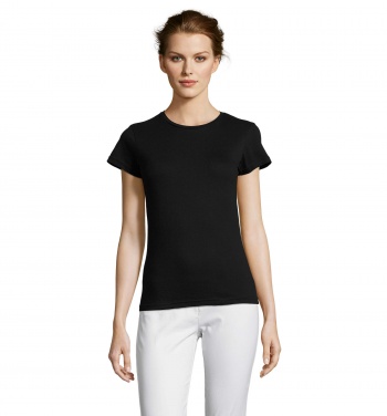 Logo trade corporate gift photo of: MISS WOMEN T-SHIRT 150g