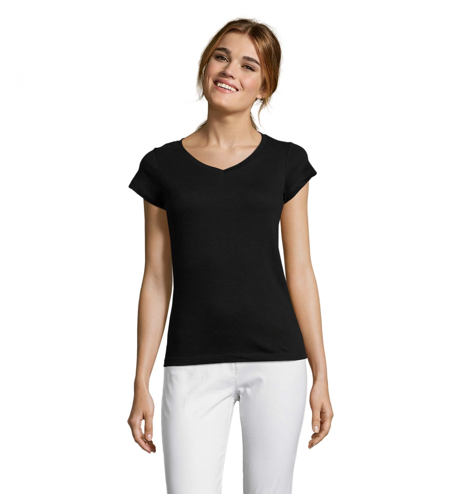 Logo trade promotional gifts picture of: MOON WOMEN T-SHIRT 150g