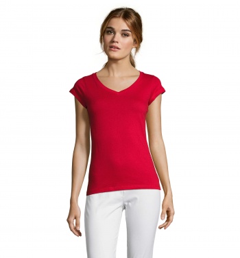 Logo trade advertising products image of: MOON WOMEN T-SHIRT 150g