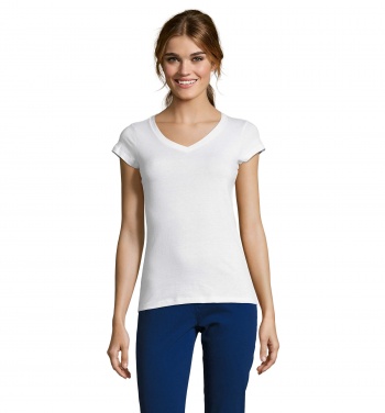 Logotrade promotional merchandise photo of: MOON WOMEN T-SHIRT 150g